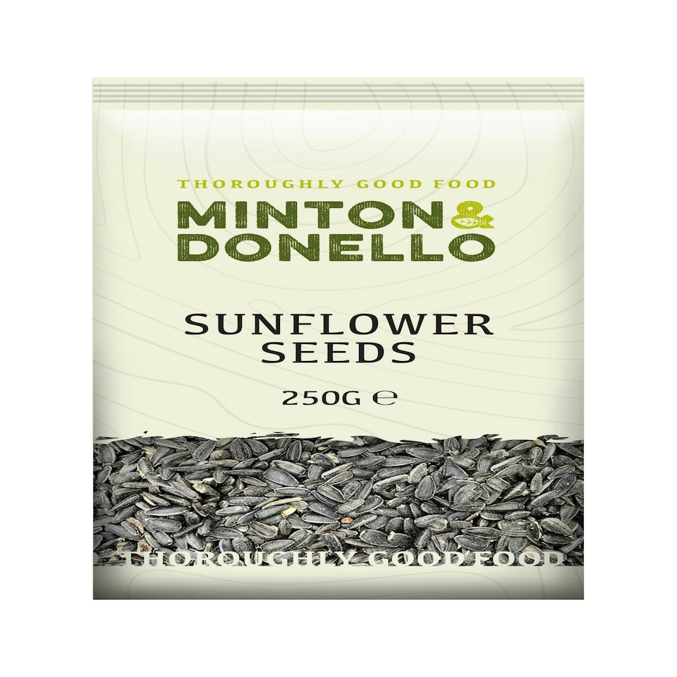 image 1 of Minton & Donello Sunflower Seeds 6 x 250g