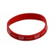 image 2 of Arsenal FC Official Football Silicone Wristband - Red/White - One Size