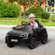 image 2 of HOMCOM Audi RS Q8 Licensed Electric Car for Kids, 6V Kids' Electric Ride on with Remote Control, 7Ah Big Battery, Lights Bluetooth, Music USB, for 3-5 Years Old, Black