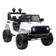 image 1 of HOMCOM Kids Electric Ride On Car 12V Off Road Toy with Parental Remote Control 2 Motors Horn Lights Suspension Wheels for 3-6 Years Old White