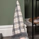 image 4 of 35cm Grey Standing Christmas Gonk Decoration with Tartan Hat