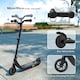 image 4 of HOMCOM 120W Electric Scooter w/ Rear Brake - Black