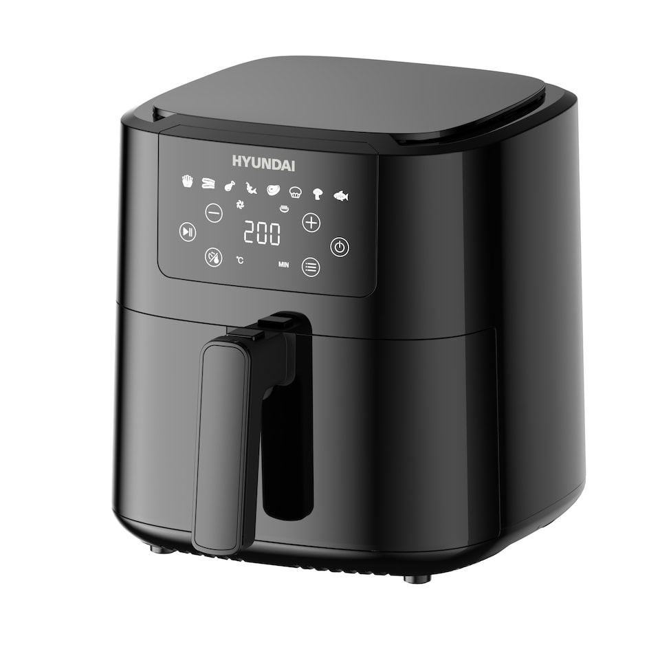 image 1 of Hyundai Digital Air Fryer 1500W 5L 8 Preset Programmes HYAF5001DB