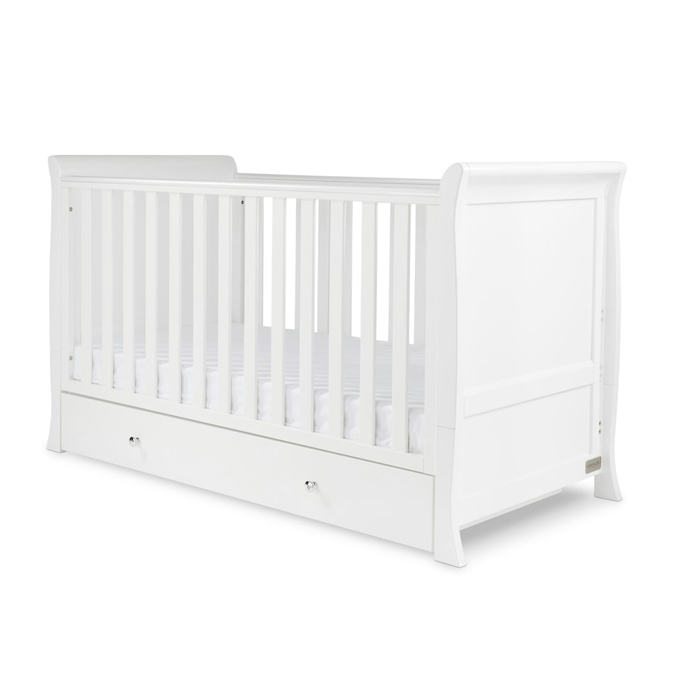 image 1 of Ickle Bubba Snowdon Classic Cot Bed - White