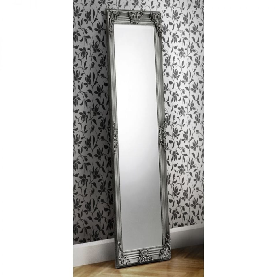 image 1 of Rococo Pewter Lean-to-Dress Mirror