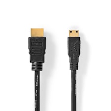 Nedis 3m High Speed Mini HDMI Cable with Ethernet HDMI to HDMI Mini 4K UHD