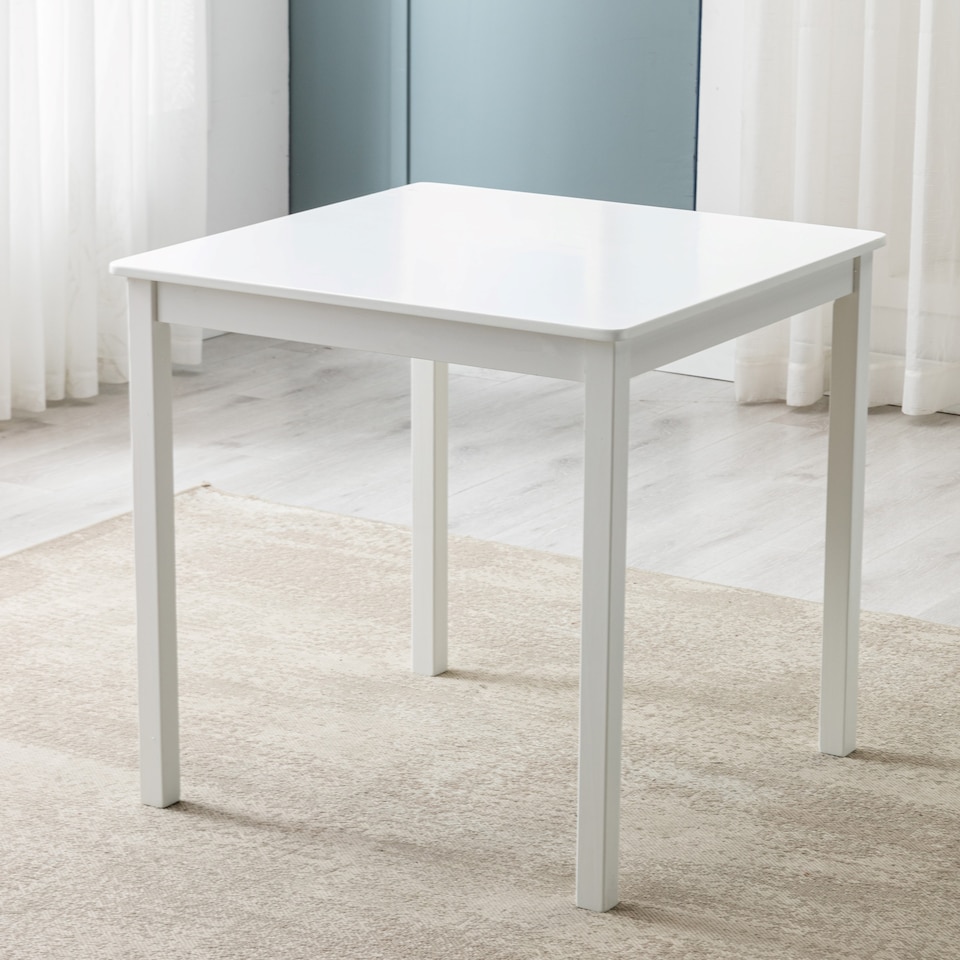 image 1 of Solid Wooden Kitchen Dining Table and 2 Chairs