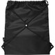 image 4 of Bullet Adventure Recycled Insulated Drawstring Bag - Solid Black - One Size Black | One Size
