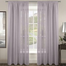 Velosso Riva Slot Top Voile Panel - 150cm x 122cm Purple | Mauve