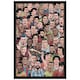 image 1 of Black Wooden Framed Legends Football's Greatest Maxi Poster
