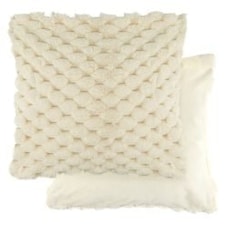 Leah Collection Deluxe Cushion Cover in Cream Cream | Cream