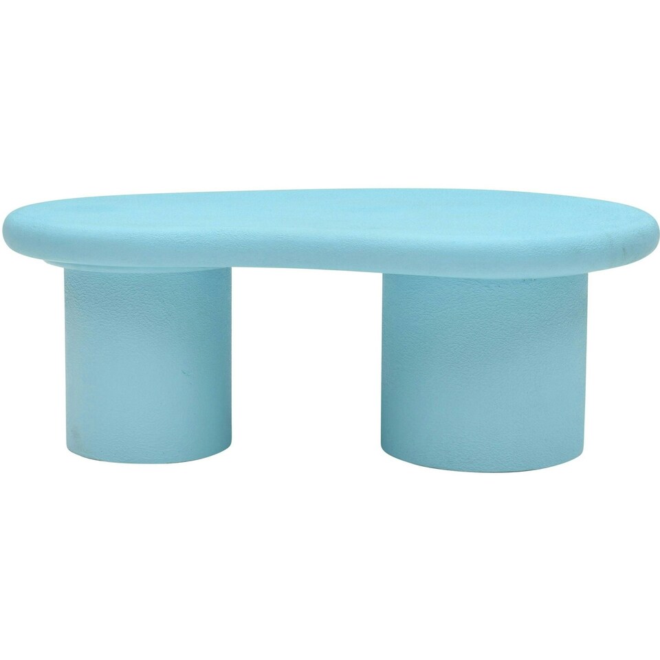 image 1 of Malda Mango Wooden Medium Low Coffee Table Blue
