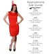 image 3 of Ladies Red Flapper Dress Red | XS