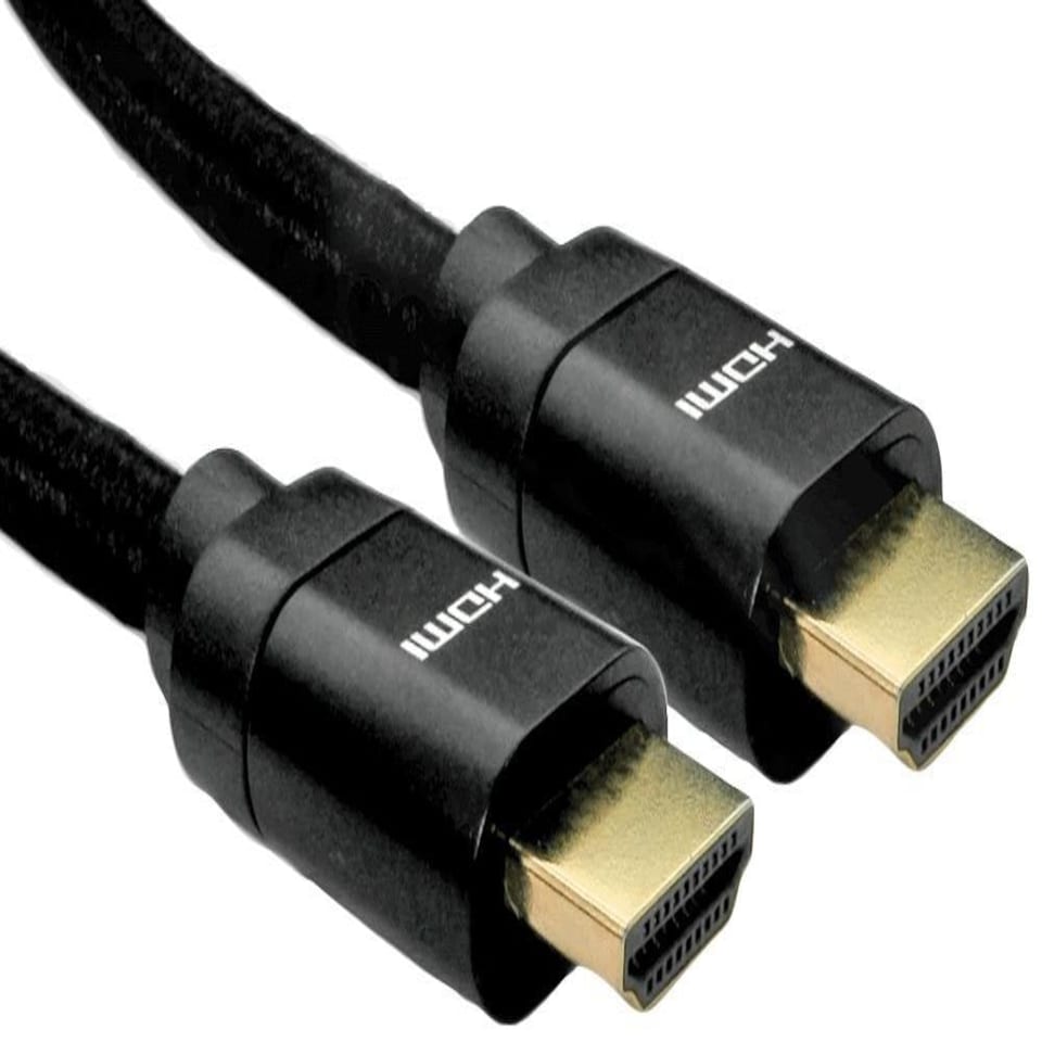 RARAION Premium High Speed 8K HDMI 2.1 Lead with Ethernet Aluminium Hoods 5m