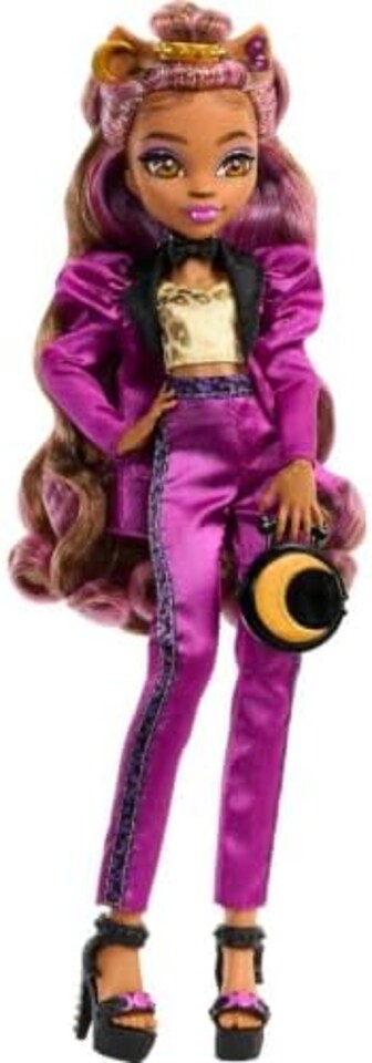image 1 of Monster High Clawdeen Wolf Doll In Monster Ball Party Dress With Accessories