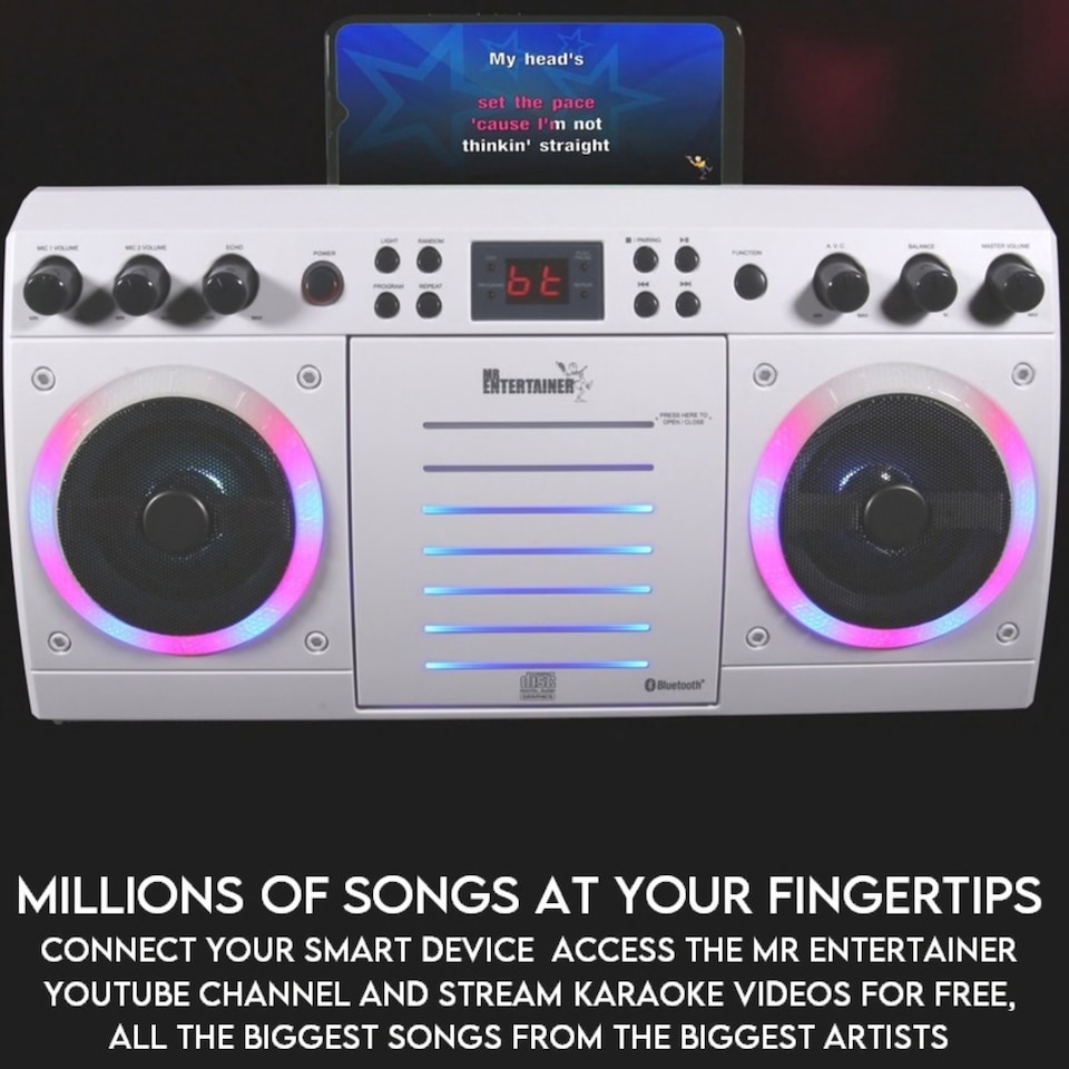 image 1 of Mr Entertainer Beatbox CD+G Karaoke Machine
