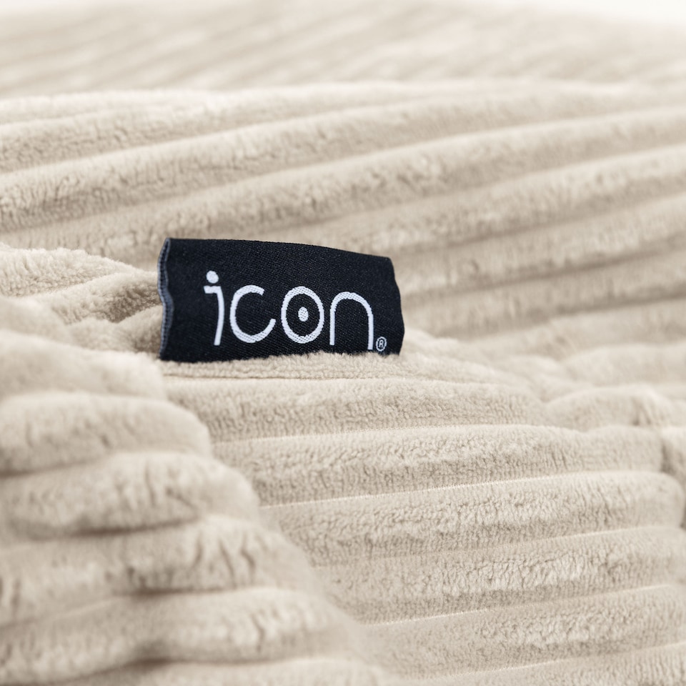 image 1 of icon Kids Cecila Jumbo Cord Sofa Bean Bag, Stone