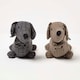 image 2 of Homescapes Fabric Dog Draft Stopper, Set of 2 Dachshund Door Draft Stoppers