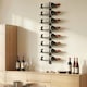 image 6 of HOMCOM Wall Mount Wine Rack for 8 Wine Bottles, Black