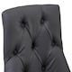 image 5 of Interiors by Premier Park Grey Faux Leather Bar Chair, Backrest Breakfast Bar Chair, Footrest Living Bar Chair Kitchen