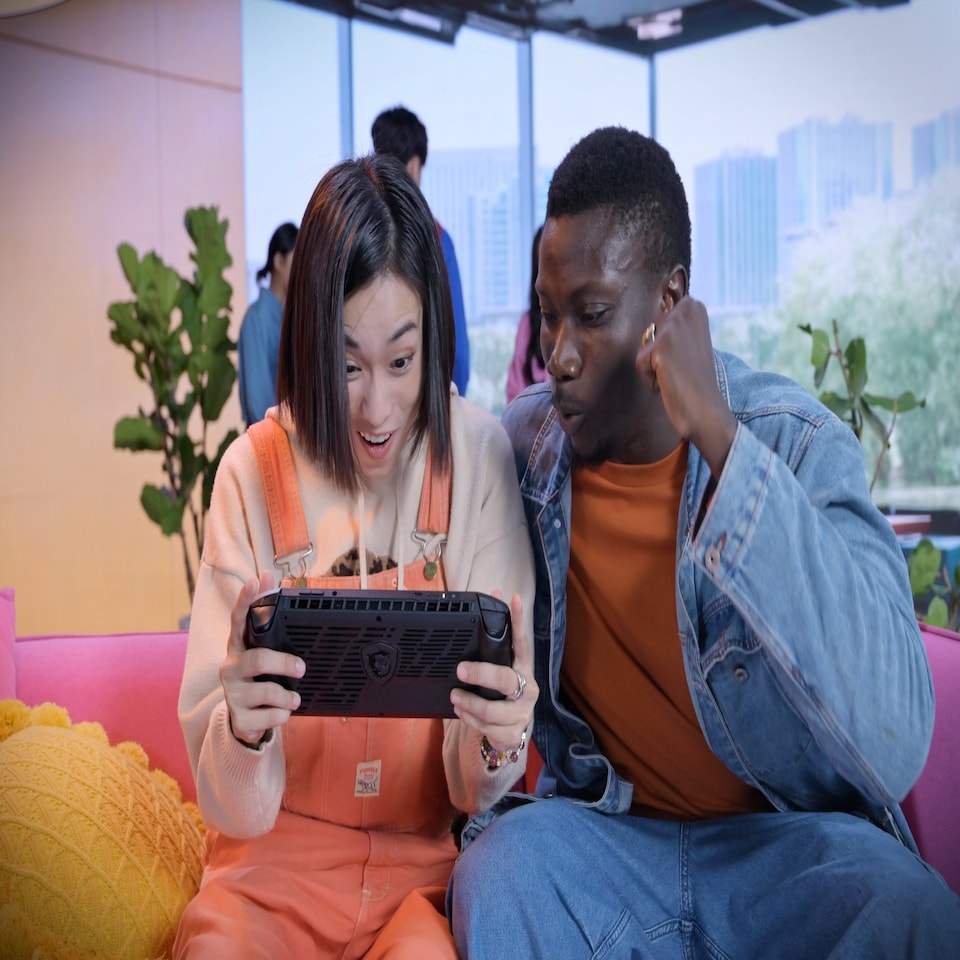 image 1 of MSI Claw Handheld Gaming Console - Intel Ultra 7 16GB RAM 1TB SSD 7" Touchscreen Windows 11 Home - Black