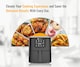 image 4 of 5.5L Digital Air Fryer with Timer and Low Fat Oil Free Black