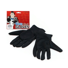 Bristol Novelty Mens Gents Gloves (1 Pair) - Black - One Size