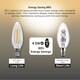 image 5 of BELL Lighting E14 Dimmable LED Filament Candle 4.5W Light Bulbs Warm White 2700K