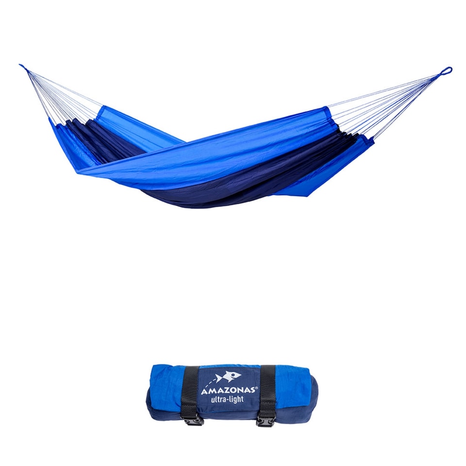 image 1 of Amazonas Ultralight Camping Hammock – Silk Traveller Ocean