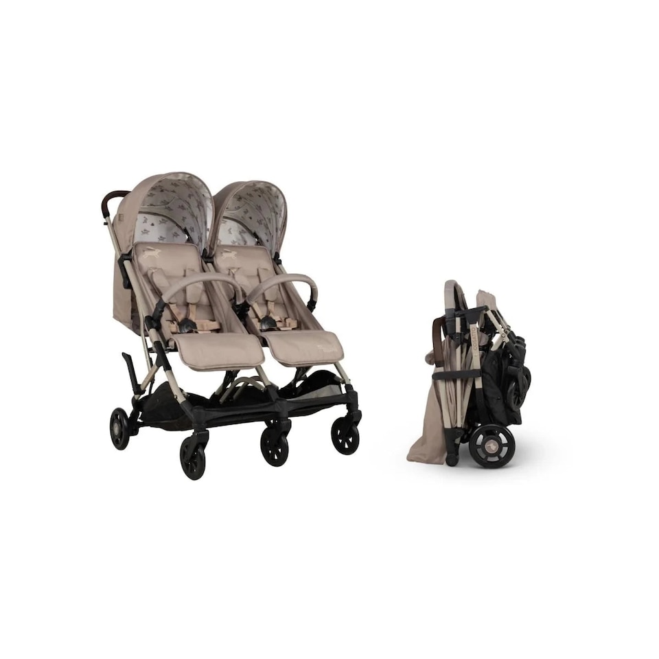 image 1 of Cosatto Yo Double Stroller Twin Pushchair Birth to 22kg