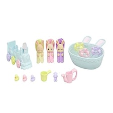 Sylvanian Families - Triplets Baby Bathtime Set /Toys - Sylvanian Families