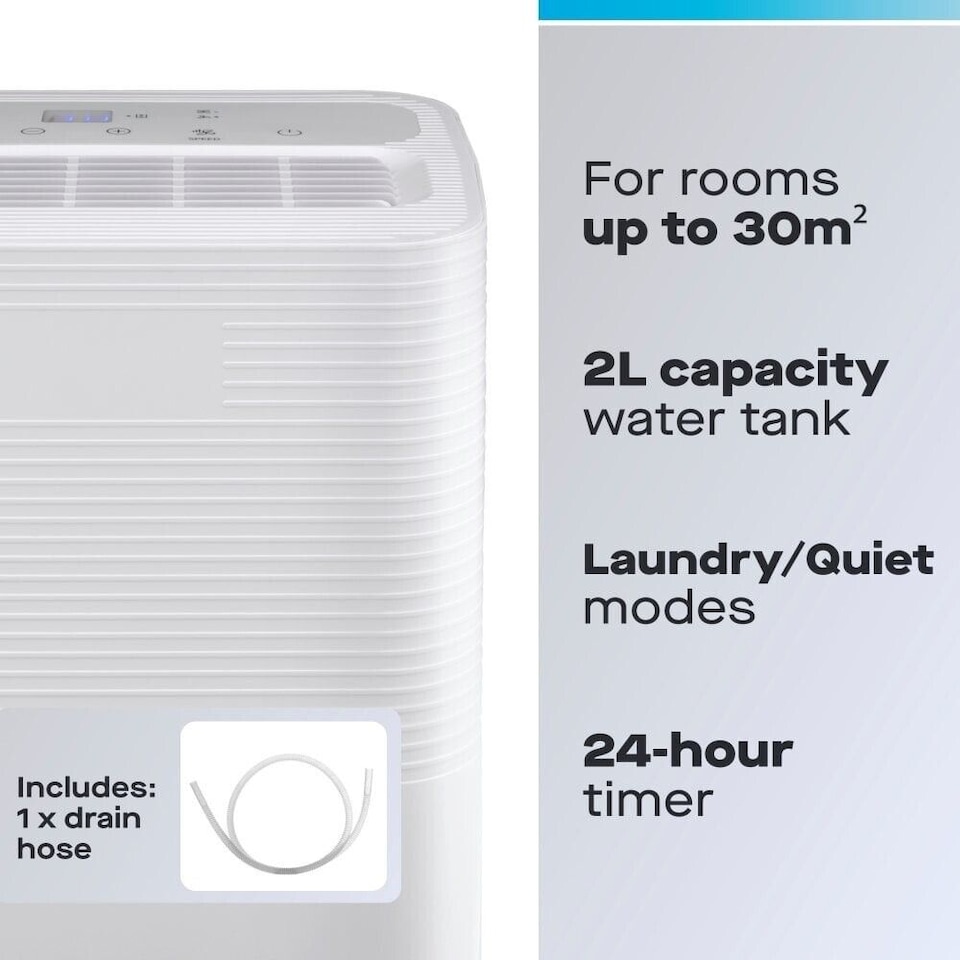 image 1 of Daewoo 16L Portable Dehumidifier