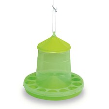 Gaun Plastic Poultry Feeder - Green - 8kg