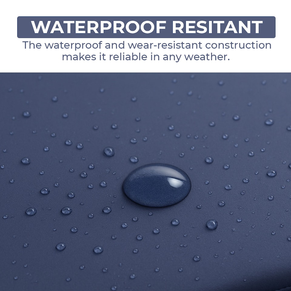 image 1 of Alivio Waterproof Self Inflating Sleeping Mat 1.5in Memory Foam Camping Pad for Hiking, Tent, Travel (Single)