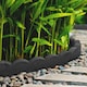 image 7 of Recycled Rubber Scallop Garden Edging Border - Grey - Pack of 2 | Grey | Grey | Pack of 2 | 1