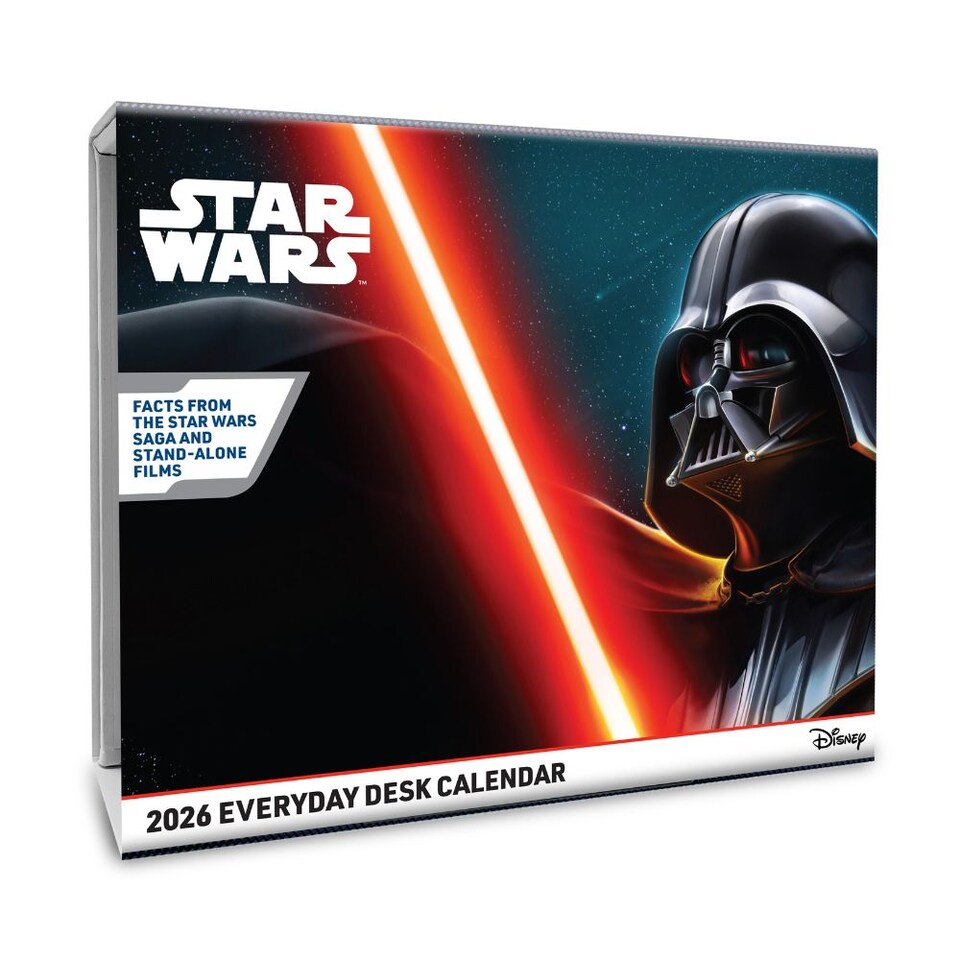 STAR WARS CLASSIC 2026 DESK BLOCK CALENDAR
