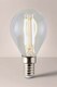 image 1 of ValueLights E14 Pack of 2 4W Filament Golfball Warm White LED Bulbs | Clear