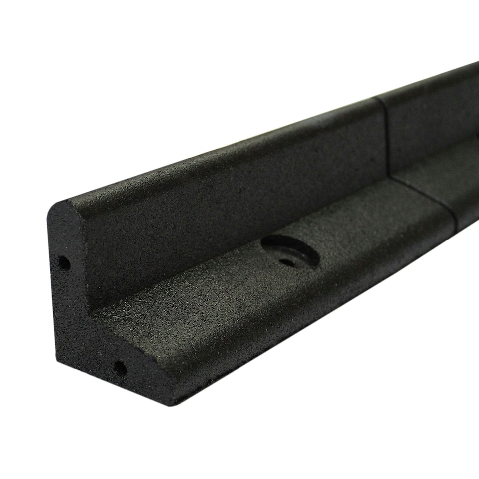 image 1 of Flexible Lawn Edging Black 1.2m x 30