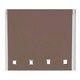 image 1 of 170cm Mocha Square Eyelet Edge Roller Blind | Brown | Brown