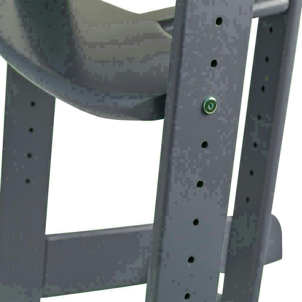 image 1 of Safetots Grow with Me Wooden High Chair, Grey, Highchair for Baby and Toddler, converts to a Childs Chair, Stylish and Practical