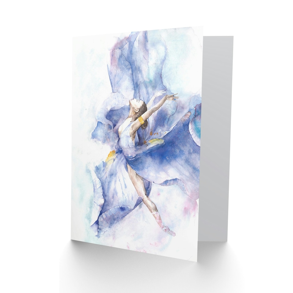 image 1 of Ballet Dancing Girl Kids Birthday Child Kids Card
