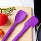 image 4 of Colourworks Silicone Kitchen Spatula Purple 28cm