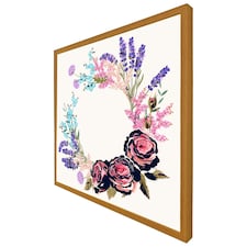 Beautiful reath (Picture Frame) Brown | Oak | M
