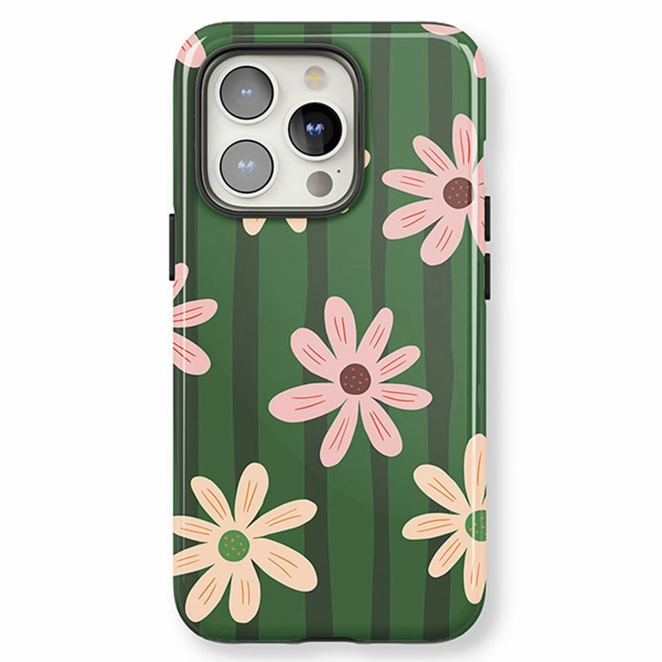 image 1 of Vintage Daisy Phone Case | Multi | iPhone 16 Pro Max
Tough | iPhone 16 Pro Max
Tough
