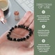 image 7 of LEVEL Wellbeing Lava Bead Aromatherapy Bracelet with Centre Essential Oil