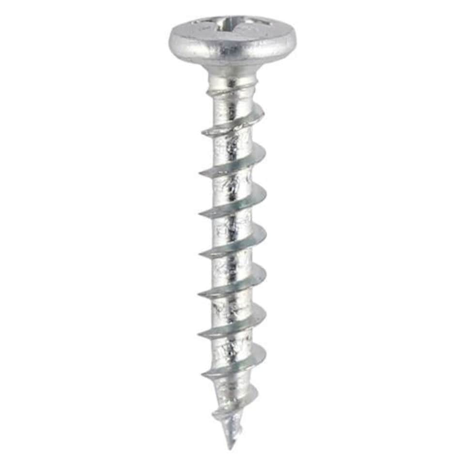 image 1 of Timco - Window Fabrication Screws - Friction Stay - Shallow Pan Countersunk - PH - Single Thread - Gimlet Point - Zinc (Size 4.3 x 25 - 1000 Pieces)