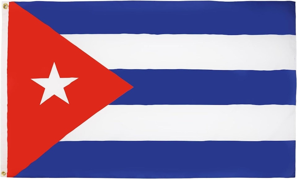 image 1 of Cuba Flag 5x3ft With Eyelets | Multi