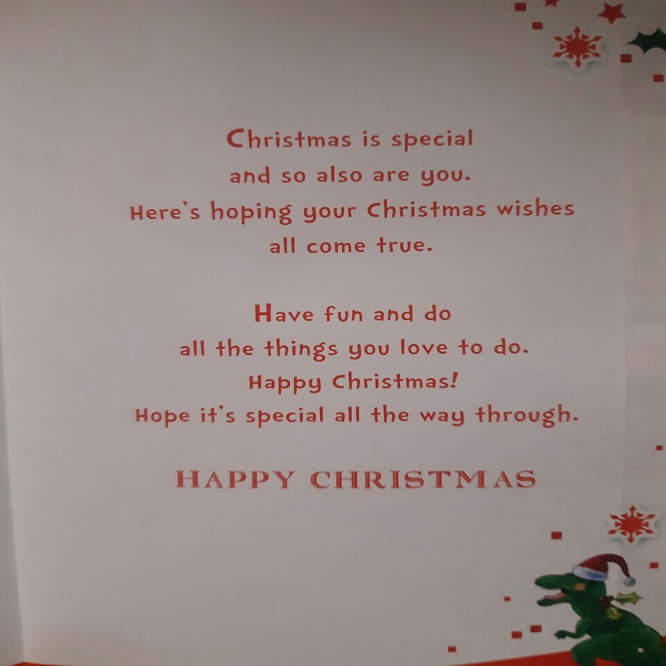 image 1 of For a Special Nephew Just for You Christmas Card with Badge