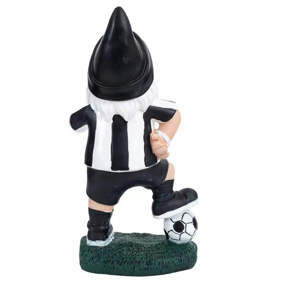 image 1 of Newcastle United FC On The Ball Garden Gnome - White/Black - One Size