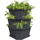 image 1 of GUSTA GARDEN Paul Potato Potato Tower 3-Tier anthracite - Raised Bed Potato Tower - Garden & Balcony - Pest protection - 0.2m² -42L Soil Capacity